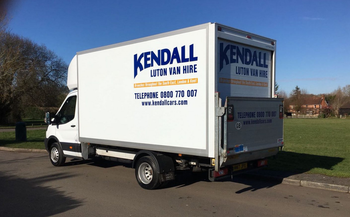 LWB Luton Van tail lift Kendall Cars Ltd